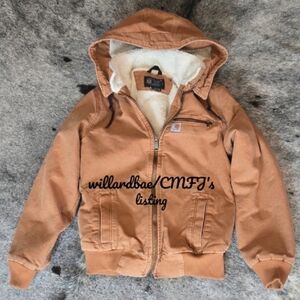 Carhartt Womens Small Weathered Wildwood Duck Jacket